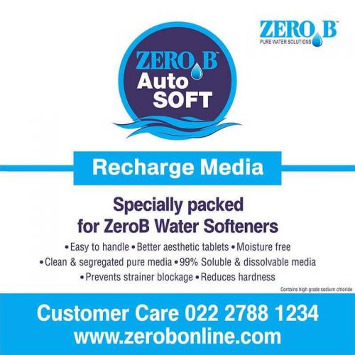 ZeroB Recharge Media (SALT TABLET) – 20kg x 8 Bags