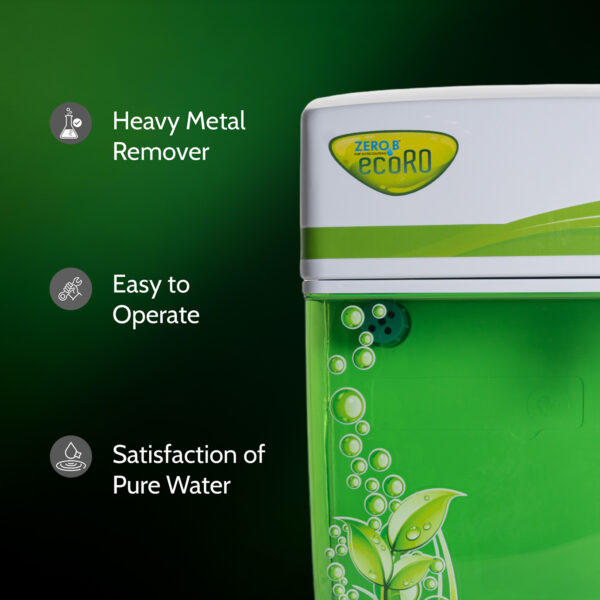 ZeroB Eco RO (High Recovery RO + Active Silver Technology)