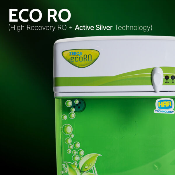 ZeroB Eco RO (High Recovery RO + Active Silver Technology)
