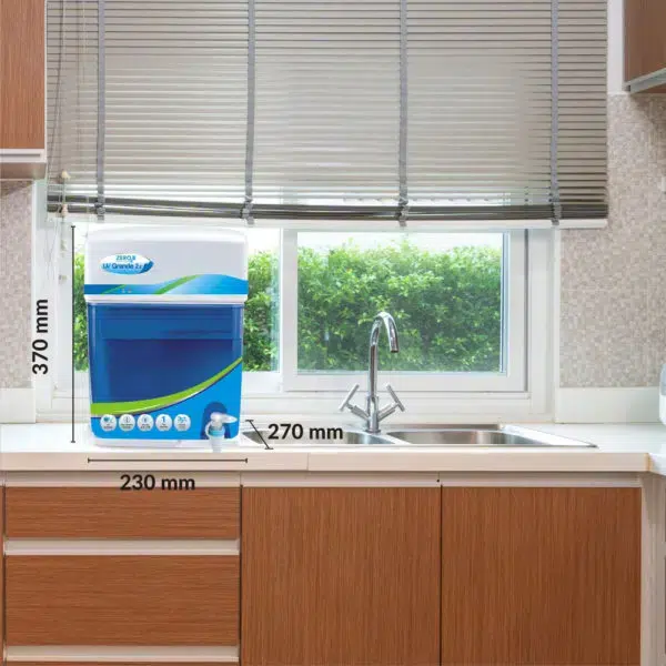 UV Grande 2X UV+UF Water Purifier Dimensions