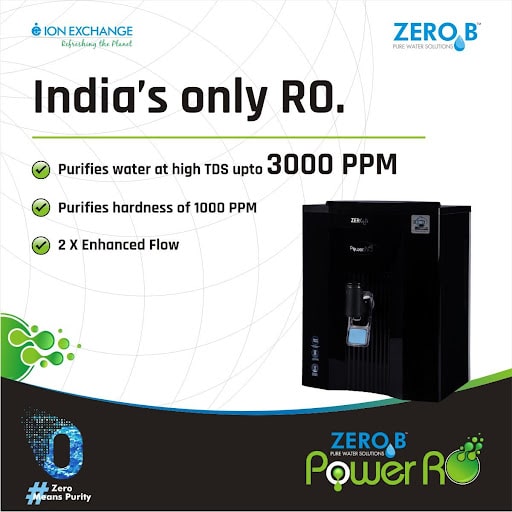 Zero B Power RO Water Purifier