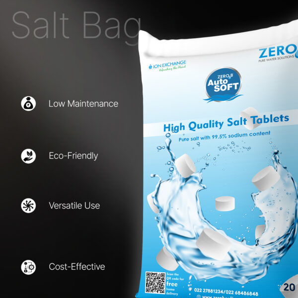 ZeroB Water Softener (SALT TABLET) - 20kg x 2 Bags