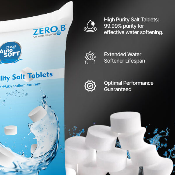 ZeroB Water Softener (SALT TABLET) - 20kg x 2 Bags