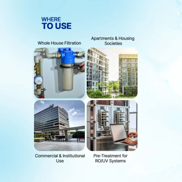 ZeroB Backwash Sediment Filter