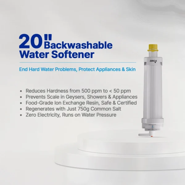 ZeroB Backwash Softener