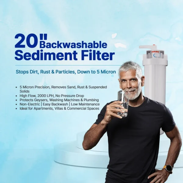 Backwashable-Sediment-Filter