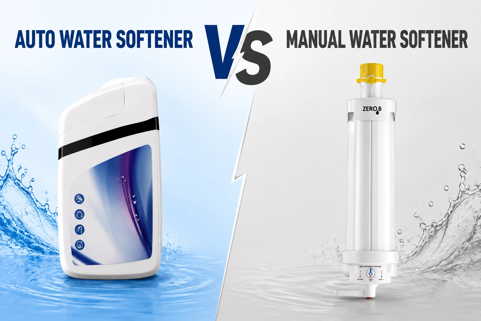 Auto Water Softener vs Manual Softener
